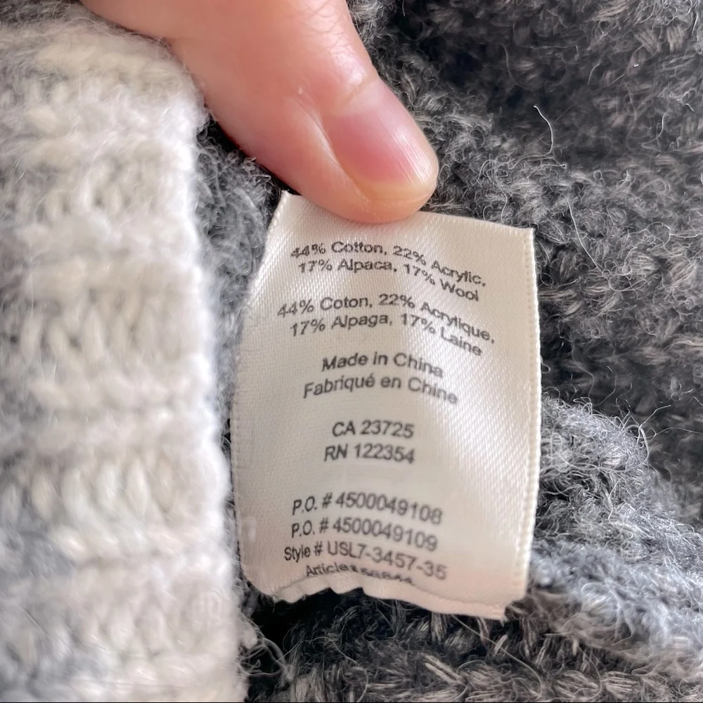 Aritzia Wilfred Free Cotton Alpaca Wool Blend Knit Sweater - Picture 9 of 10